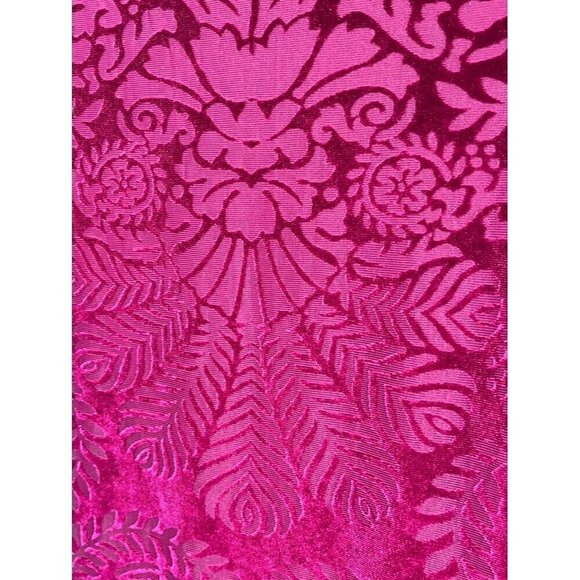 Roz Ali Top Women 2X Pink Pullover Floral Burnout Boho Western Whimsygoth Fairy - Picture 9 of 13